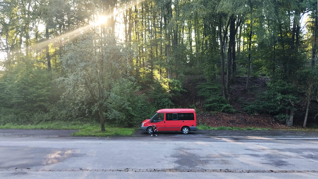 Flitzi on Tour an der Dühnntalsperre
